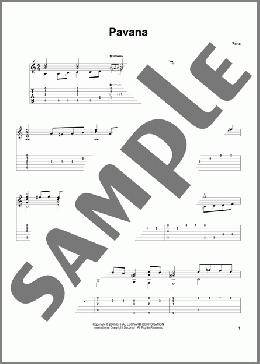 Pavana(Gaspar Sanz) 楽譜 ギター（その他） ダウンロード