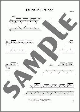 Etude In E Minor(Mauro Giuliani) 楽譜 ギター（その他） ダウンロード