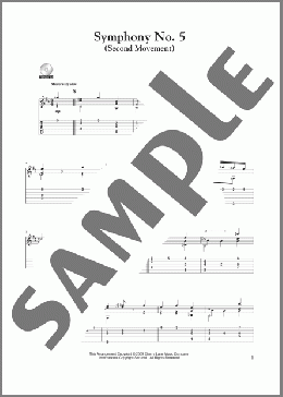 Symphony No. 5(Franz Schubert) 楽譜 ギター（その他） ダウンロード
