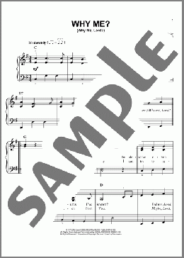 Why Me? (Why Me, Lord?)(Kris Kristofferson/Cristy Lane) 楽譜 ピアノ（ソロ） ダウンロード