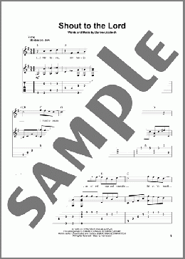 Shout To The Lord(Carman/Hillsong) 楽譜 ギター（その他） ダウンロード