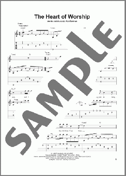 The Heart Of Worship(Matt Redman) 楽譜 ギター（その他） ダウンロード