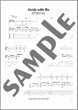 Abide With Me(Henry F. Lyte) 楽譜 ギター（その他） ダウンロード