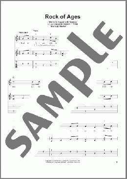 Rock Of Ages(Augustus M. Toplady) 楽譜 ギター（その他） ダウンロード