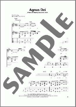 Agnus Dei(Michael W. Smith) 楽譜 ギター（その他） ダウンロード