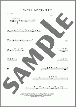 Smells Like Teen Spirit(Nirvana) 楽譜 トロンボーン（ソロ） ダウンロード