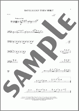 Smells Like Teen Spirit(Nirvana) 楽譜 チェロ ダウンロード