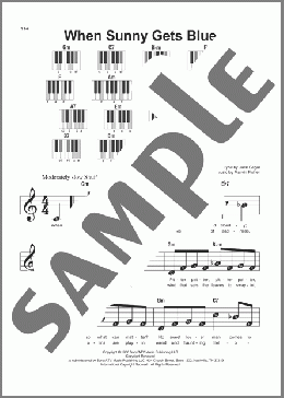 When Sunny Gets Blue(Jack Segal/Marvin Fisher) 楽譜 ピアノ（ソロ） ダウンロード
