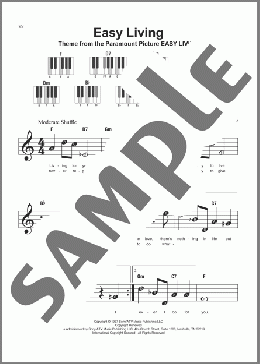 Easy Living(Billie Holiday) 楽譜 ピアノ（ソロ） ダウンロード