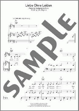 Liebe Ohne Leiden(Udo Jurgens) 楽譜 その他 ダウンロード