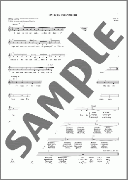 I've Been Everywhere(Hank Snow) 楽譜 その他 ダウンロード