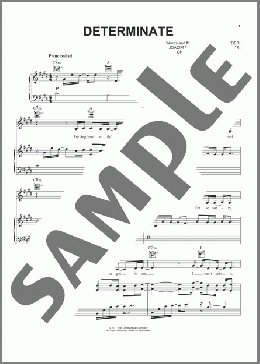 Determinate(Adam Hicks/Naomi Scott/Hayley Kiyoko/Bridgit Mendler/Lemonade Mouth (Movie)) 楽譜 ピアノ & ボーカル & ギター ダウンロード