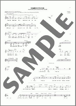 Somebody's Eyes(Dean Pitchford) 楽譜 その他 ダウンロード
