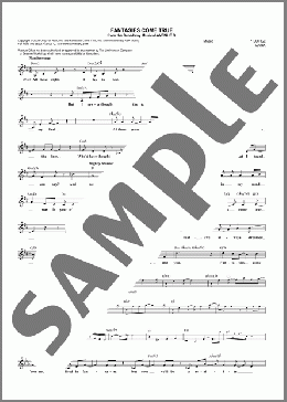 Fantasies Come True (from Avenue Q)(Avenue Q) 楽譜 その他 ダウンロード
