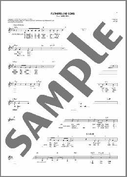 Fathers And Sons(Stephen Schwartz) 楽譜 その他 ダウンロード