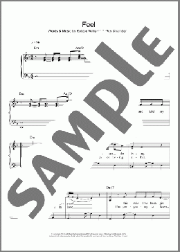 Feel(Robbie Williams) 楽譜 ピアノ（ソロ） ダウンロード