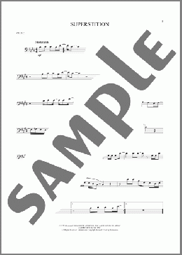 Superstition(Stevie Wonder) 楽譜 チェロ ダウンロード