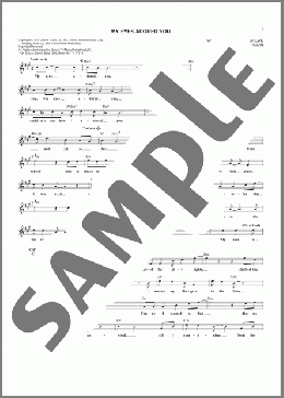 My Eyes Adored You(Frankie Valli & The Four Seasons) 楽譜 その他 ダウンロード