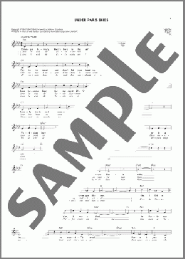 Under Paris Skies(Kim Gannon) 楽譜 その他 ダウンロード