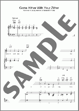 Come Hither With Your Zither(Max Miller) 楽譜 その他 ダウンロード