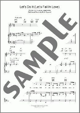 Let's Do It (Let's Fall In Love)(Cole Porter) 楽譜 その他 ダウンロード