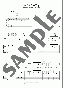 You're The Top(Cole Porter) 楽譜 その他 ダウンロード