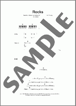 Rocks(Primal Scream) 楽譜 ピアノ（歌詞 & コード） ダウンロード