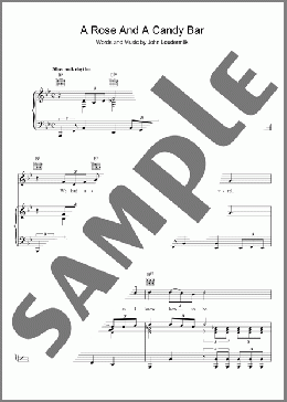 A Rose And A Candy Bar(John D. Loudermilk) 楽譜 その他 ダウンロード