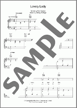 Lovely Lady(Jimmy McHugh) 楽譜 その他 ダウンロード