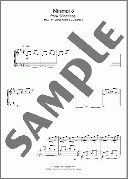 Minimal 8 (From 'Blindness')(Marco Antonio Guimaraes) 楽譜 ピアノ（ソロ） ダウンロード