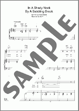 In A Shady Nook By A Babbling Brook(Donald Peers) 楽譜 その他 ダウンロード
