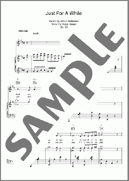 Just For A While(Oskar Geiger) 楽譜 その他 ダウンロード