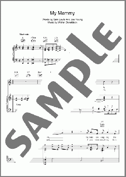 My Mammy(Walter Donaldson) 楽譜 その他 ダウンロード
