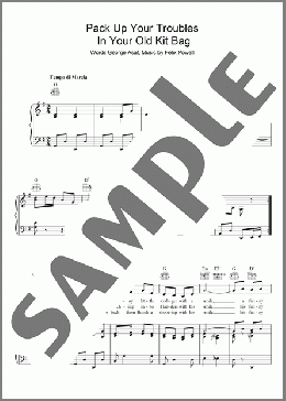 Pack Up Your Troubles (In Your Old Kit Bag)(Felix Powell) 楽譜 その他 ダウンロード