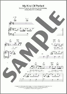 My Kind Of Perfect(David Archuleta) 楽譜 その他 ダウンロード