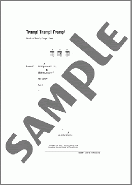 Tramp! Tramp! Tramp!(George F. Root) 楽譜 ギター（コード） ダウンロード
