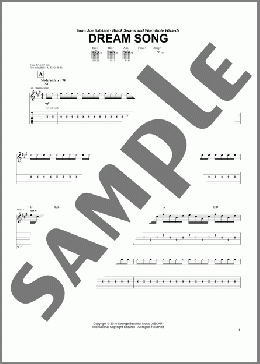 Dream Song(Joe Satriani) 楽譜 ギター（ソロ） ダウンロード