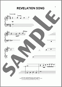 Revelation Song(Gateway Worship) 楽譜 その他 ダウンロード