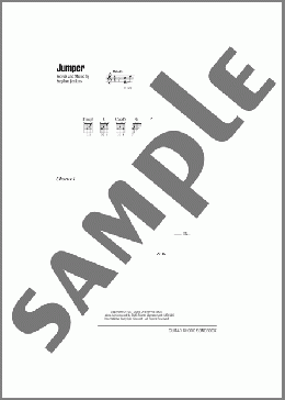 Jumper(Third Eye Blind) 楽譜 ギター（コード） ダウンロード