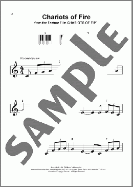 Chariots Of Fire(Vangelis) 楽譜 ピアノ（ソロ） ダウンロード