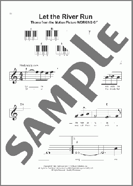Let The River Run(Carly Simon) 楽譜 ピアノ（ソロ） ダウンロード