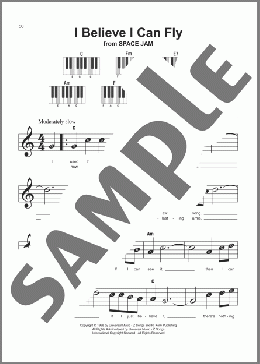 I Believe I Can Fly(R. Kelly/Jermaine Paul) 楽譜 ピアノ（ソロ） ダウンロード