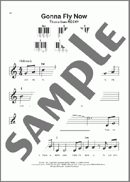 Gonna Fly Now (Theme from Rocky)(Bill Conti) 楽譜 ピアノ（ソロ） ダウンロード