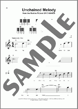 Unchained Melody(The Righteous Brothers) 楽譜 ピアノ（ソロ） ダウンロード