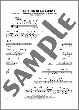 Ev'ry Time We Say Goodbye(Sonny Rollins) 楽譜 テナーサックス（ソロ） ダウンロード