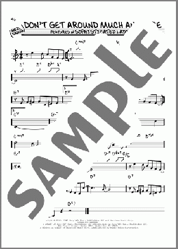 Don't Get Around Much Anymore(Duke Ellington) 楽譜 その他 ダウンロード