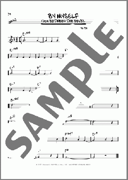 By Myself(Howard Dietz/Arthur Schwartz) 楽譜 その他 ダウンロード