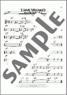 I Have Dreamed(Rodgers & Hammerstein) 楽譜 その他 ダウンロード