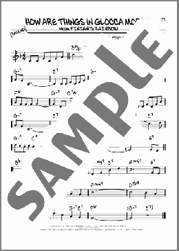 How Are Things In Glocca Morra(Tommy Dorsey) 楽譜 その他 ダウンロード
