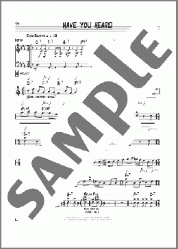 Have You Heard(Pat Metheny) 楽譜 その他 ダウンロード